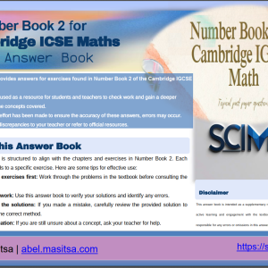 Number Book 2 – Cambridge IGCSE Maths Answer Book (Topical Practice Guide)
